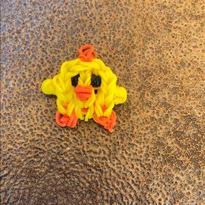 Cute duck loom band charm